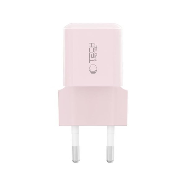 TECH-PROTECT NCM25 1-PORT NETWORK CHARGER PD 25W BABY PINK - Image 3