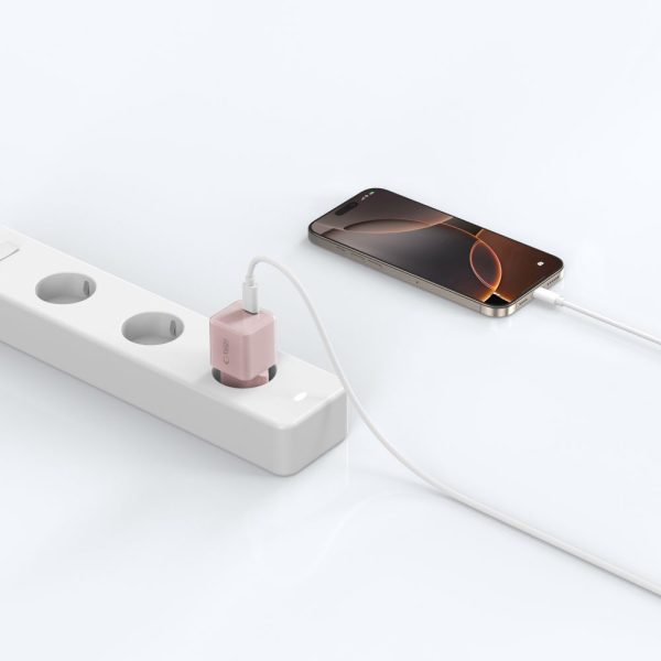 TECH-PROTECT NCM25 1-PORT NETWORK CHARGER PD 25W BABY PINK - Image 7