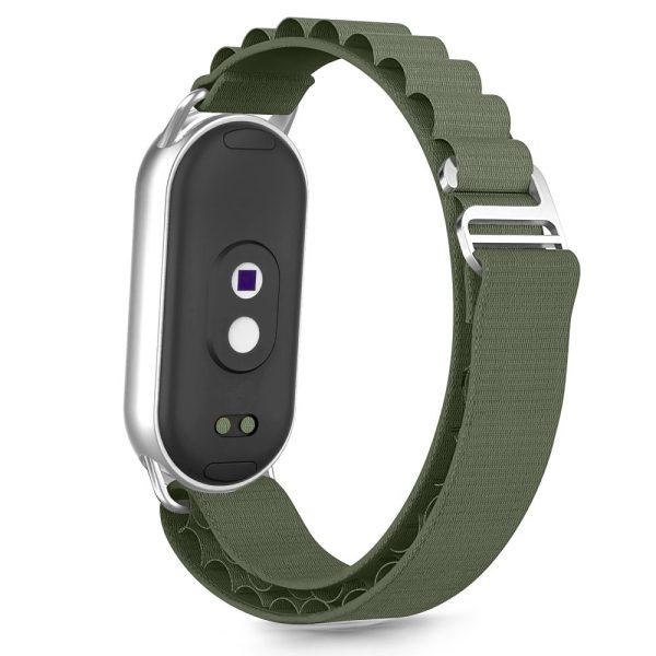 TECH-PROTECT NYLON PRO XIAOMI SMART BAND 8/9/10/NFC ARMY GREEN - Image 2