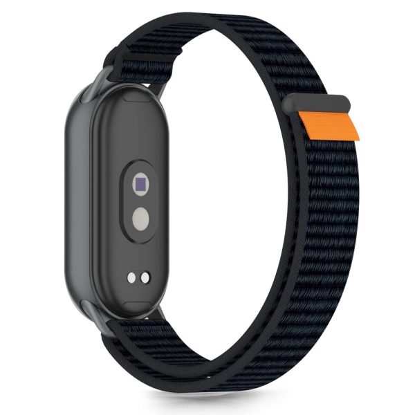 TECH-PROTECT NYLON STRIPE XIAOMI SMART BAND 8/9/10/NFC BLACK/ORANGE - Image 2