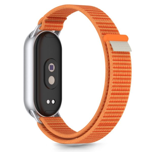TECH-PROTECT NYLON STRIPE XIAOMI SMART BAND 8/9/10/NFC ORANGE/GREY - Image 2