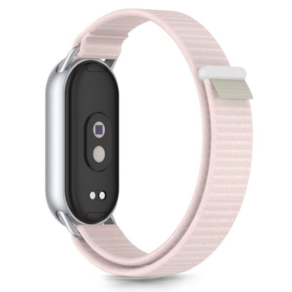 TECH-PROTECT NYLON STRIPE XIAOMI SMART BAND 8/9/10/NFC PINK/GREY - Image 2