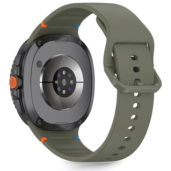 TECH-PROTECT SILICONE SAMSUNG GALAXY WATCH 8/CLASSIC (40/44/46 MM) ARMY GREEN - Image 2