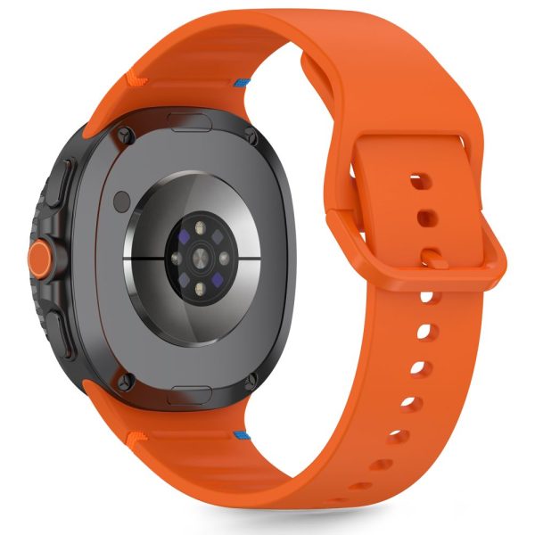 TECH-PROTECT SILICONE SAMSUNG GALAXY WATCH 8/CLASSIC (40/44/46 MM) SUNBURST ORANGE - Image 2