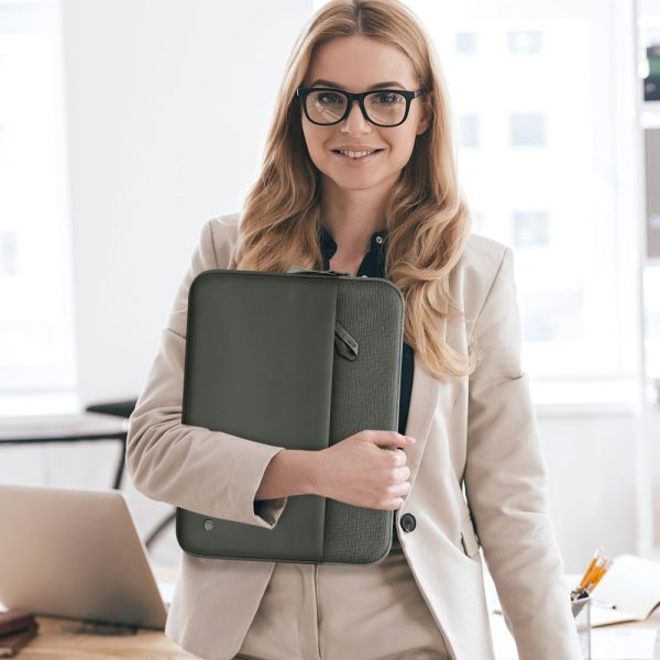 TECH-PROTECT SLEEVE LAPTOP 13-14 ARMY GREEN - Image 12