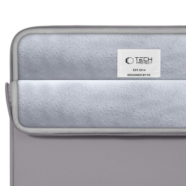 TECH-PROTECT SLEEVE LAPTOP 13-14 CRAYON GREY - Image 6