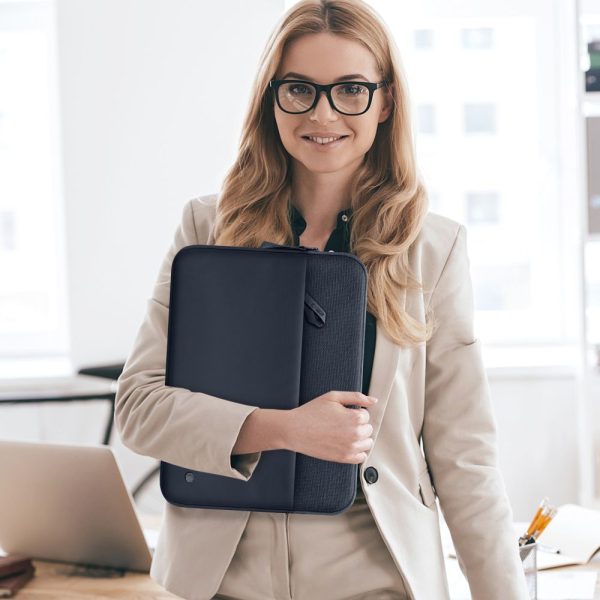 TECH-PROTECT SLEEVE LAPTOP 13-14 NAVY BLUE - Image 12