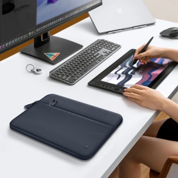 TECH-PROTECT SLEEVE LAPTOP 13-14 NAVY BLUE - Image 8