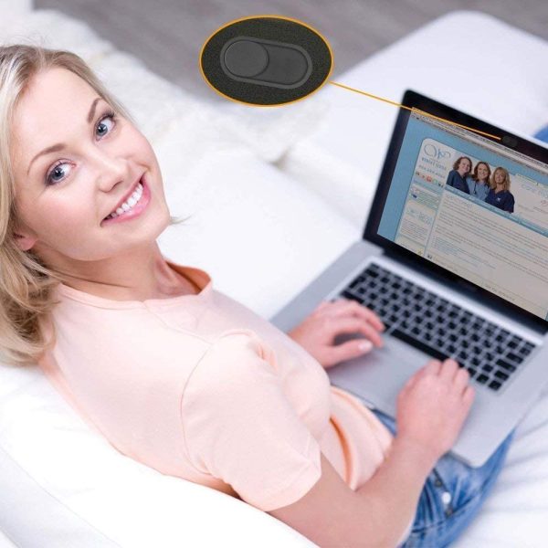 TECH-PROTECT CAM FIT+ 3-PACK LAPTOP WEBCAM COVER BLACK - Image 4