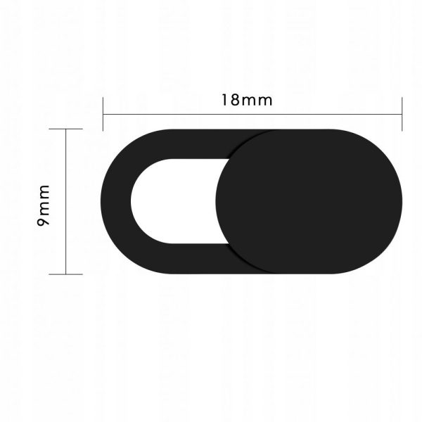 TECH-PROTECT CAM FIT+ 3-PACK LAPTOP WEBCAM COVER BLACK - Image 5