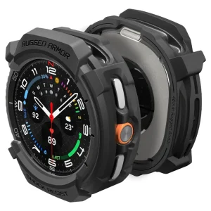 Spigen Rugged Armor Matte Black-Samsung Galaxy Watch 8 Classic 46mm (ACS10012)