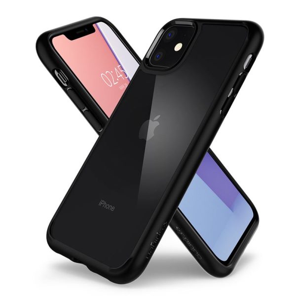 Spigen Ultra Hybrid Case Matte Black for Apple iPhone 11 (076CS27186) - Image 17