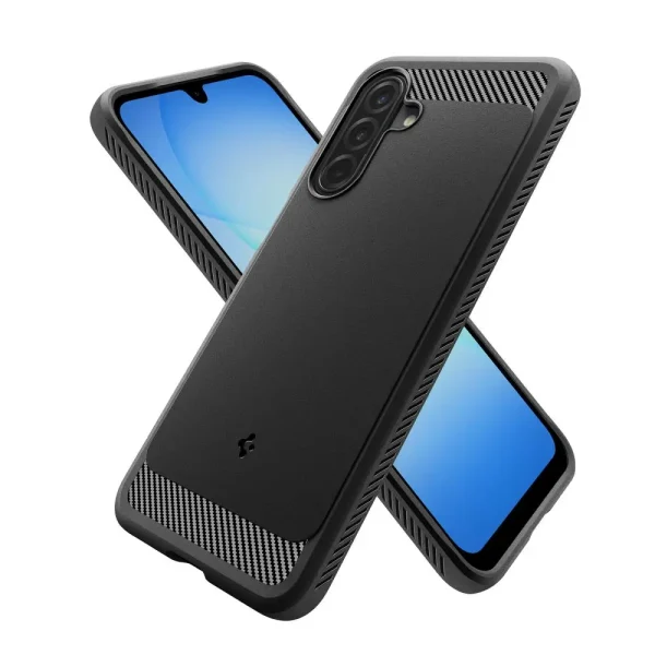 Spigen Rugged Armor Μatte Βlack-Samsung Galaxy A17 4G/5G (ACS09844) - Image 2