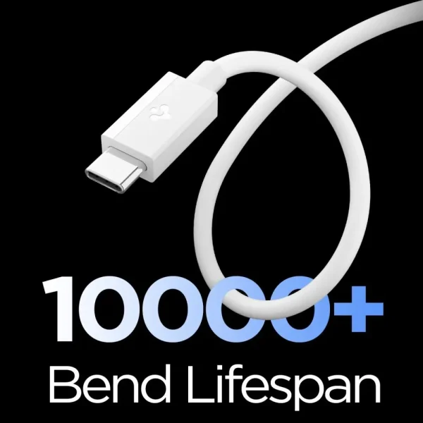Spigen Essential USB A to USB C 60W Cable White EB6010AC (ACA08715) - Image 7