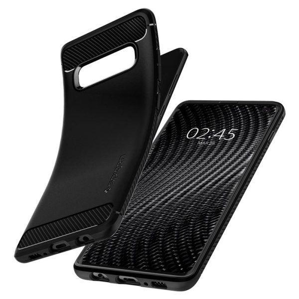 Spigen Rugged Armor Case Black for Samsung Galaxy S10 (605CS25800) - Image 13