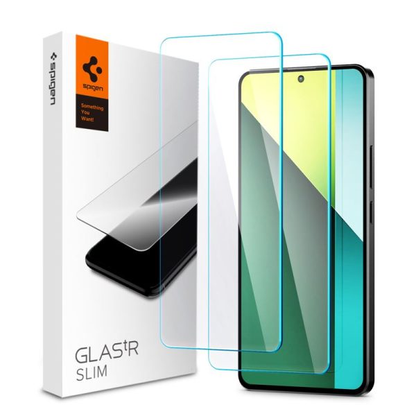 Spigen Glass tR Slim 2 Pack - Xiaomi Redmi Note 13 Pro 5G