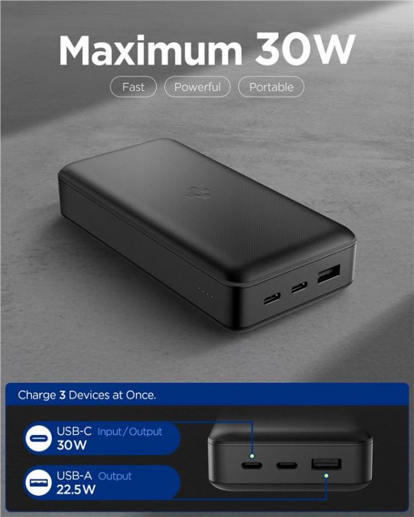 000mAh 30W Portable Charger