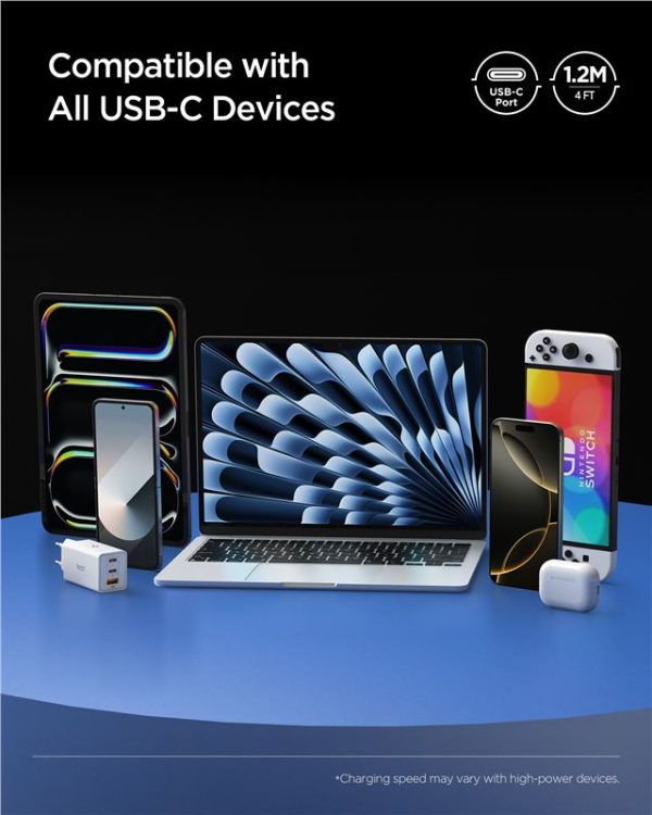 Spigen Essential USB C to USB C 240W Cable Black EB24012CC (ACA09461) - Image 8
