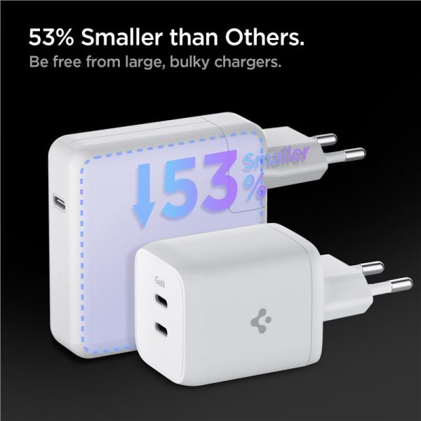 Spigen PE2106EU PowerArc Charger PD65W White (ACH03720) - Image 12