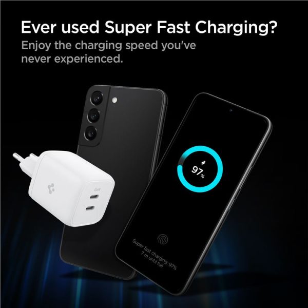 Spigen PE2106EU PowerArc Charger PD65W White (ACH03720) - Image 15