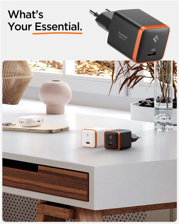 Spigen EE301EU Wall Charger ArcStation Essential 30W Black(ACH08448) - Image 10