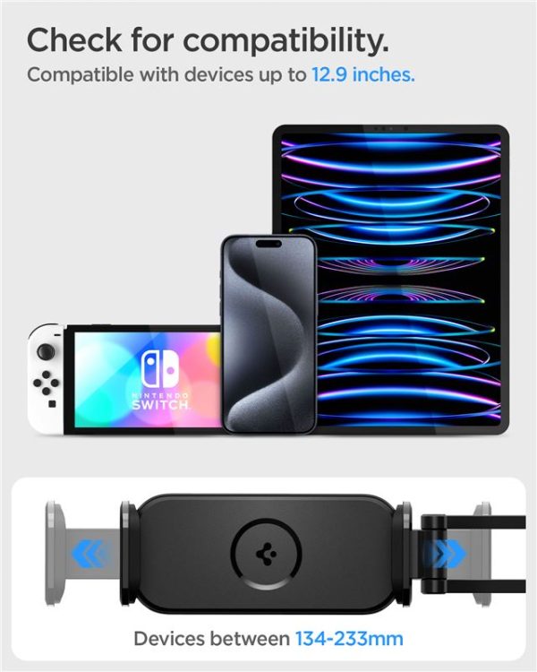 SPIGEN ONETAP UTS45 UNIVERSAL HEADREST CAR MOUNT BLACK (ACP05862) - Image 19