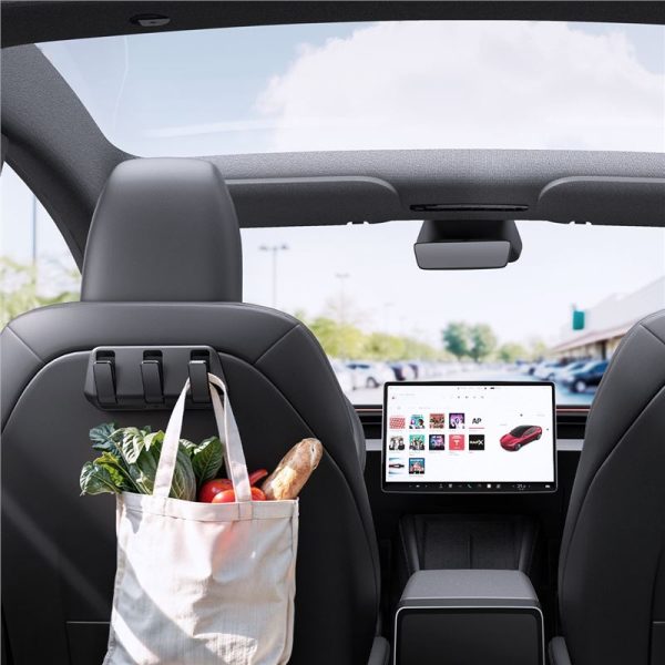 Spigen Tesla Car Seat Hook Holder black - Tesla Model Y/3 (ACP09201) - Image 13