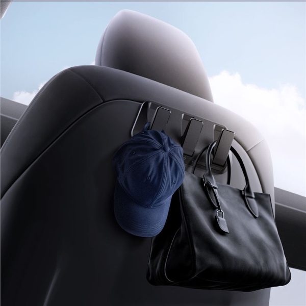 Spigen Tesla Car Seat Hook Holder black - Tesla Model Y/3 (ACP09201) - Image 14