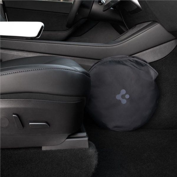 Spigen Tesla Car Front Windshield Sunshade black - Tesla Model S (ACP09305) - Image 7