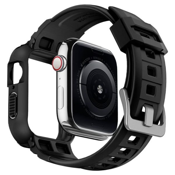 Spigen Rugged Armor Pro Case Black-Apple Watch Series 40/41mm (ACS00546) - Image 4