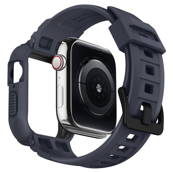 Spigen Rugged Armor Pro Case Charcoal Grey-Apple Watch Series 44/45 (ACS00819) - Image 17