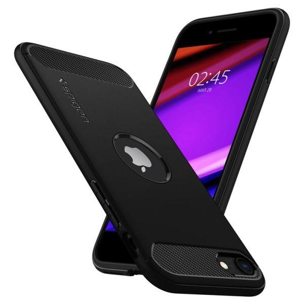 Spigen Rugged Armor Case Black - Apple iPhone 7 / 8 / SE 2020 / SE 2022 (ACS00944) - Image 14