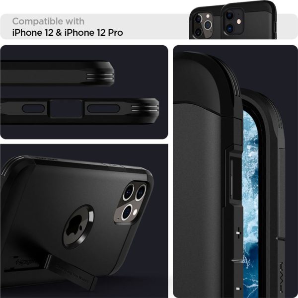 Spigen Tough Armor XP Case Black for Apple iPhone 12 / 12 Pro (ACS01710) - Image 21
