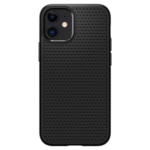 Spigen Liquid Air Case Black for Apple iPhone 12 mini (ACS01744) - Image 20