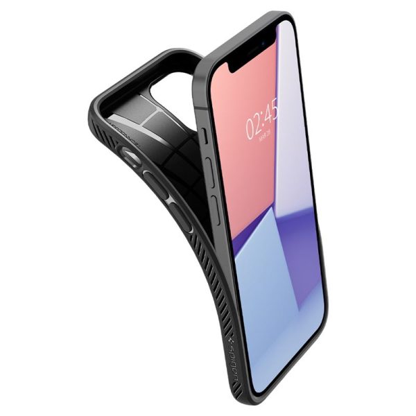 Spigen Liquid Air Case Black for Apple iPhone 12 mini (ACS01744) - Image 23