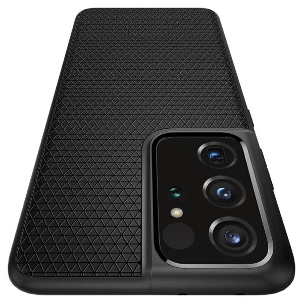 Θήκη Spigen Liquid Air Black - Samsung Galaxy S21 Ultra (ACS02350) - Image 15