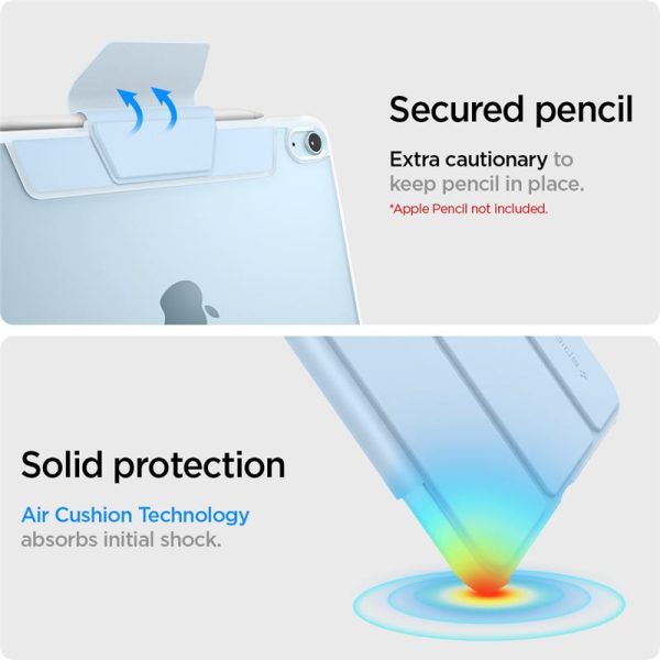 Θήκη Spigen Ultra Hybrid Pro Sky Blue-Apple iPad Air 4/5/6 Gen. (ACS02698) - Image 25