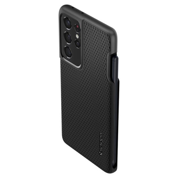 Θήκη Spigen Liquid Air (Pen Edition) Black - Samsung Galaxy S21 Ultra (ACS02831) - Image 9