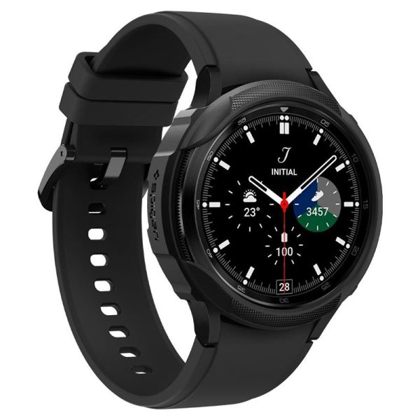Spigen Case Liquid Air Black - Samsung Galaxy Watch 4 Classic 42mm (ACS03141) - Image 6