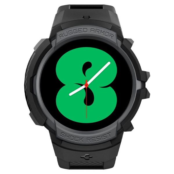 Spigen Case Rugged Armor Pro Charcoal Grey-Samsung Galaxy Watch 4/5 40mm (ACS03165) - Image 17