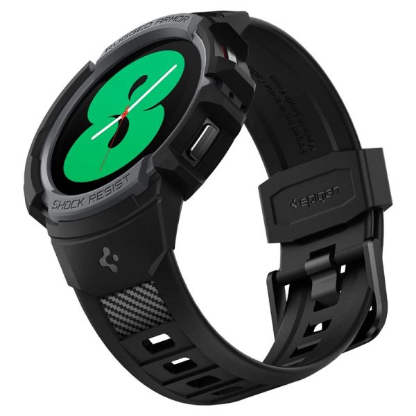 Spigen Case Rugged Armor Pro Charcoal Grey-Samsung Galaxy Watch 4/5 40mm (ACS03165) - Image 18