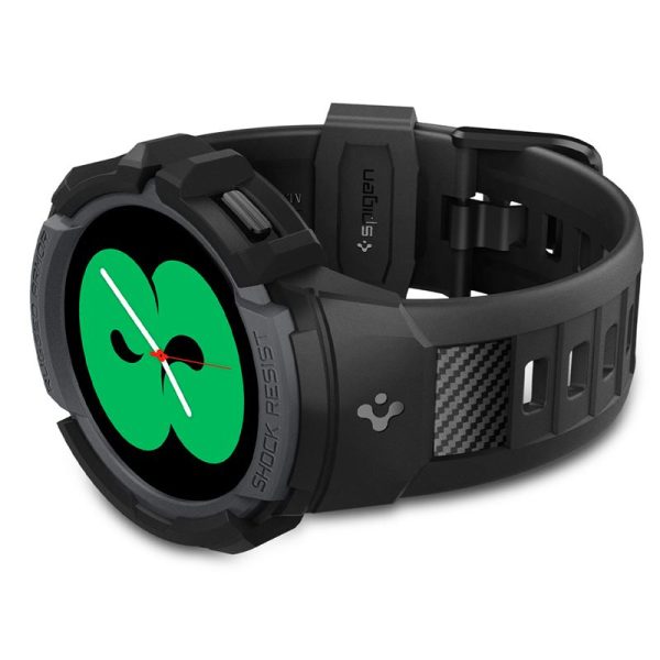 Spigen Case Rugged Armor Pro Charcoal Grey-Samsung Galaxy Watch 4/5 40mm (ACS03165) - Image 21