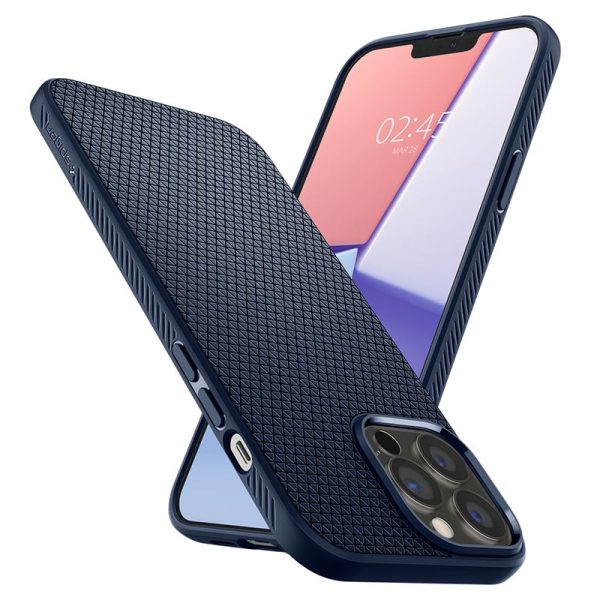 Θήκη Spigen Liquid Air Navy Blue - Apple iPhone 13 Pro (ACS03259) - Image 7