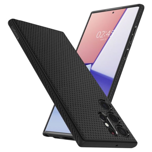Θήκη Spigen Liquid Air Matte Black - Samsung Galaxy S22 Ultra 5G (ACS03915) - Image 25