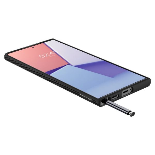 Θήκη Spigen Liquid Air Matte Black - Samsung Galaxy S22 Ultra 5G (ACS03915) - Image 26