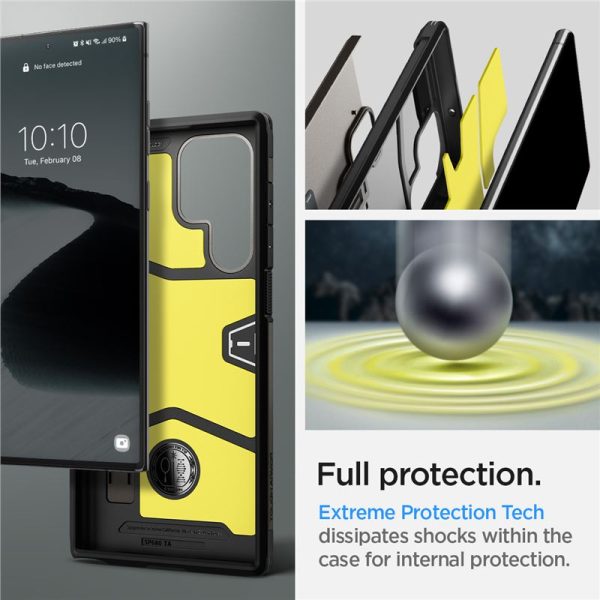 Θήκη Spigen Tough Armor Gunmetal - Samsung Galaxy S22 Ultra 5G (ACS03924) - Image 4