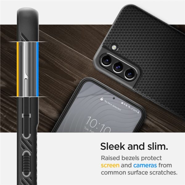 SPIGEN LIQUID AIR GALAXY S22+ PLUS MATTE BLACK (ACS03953) - Image 17