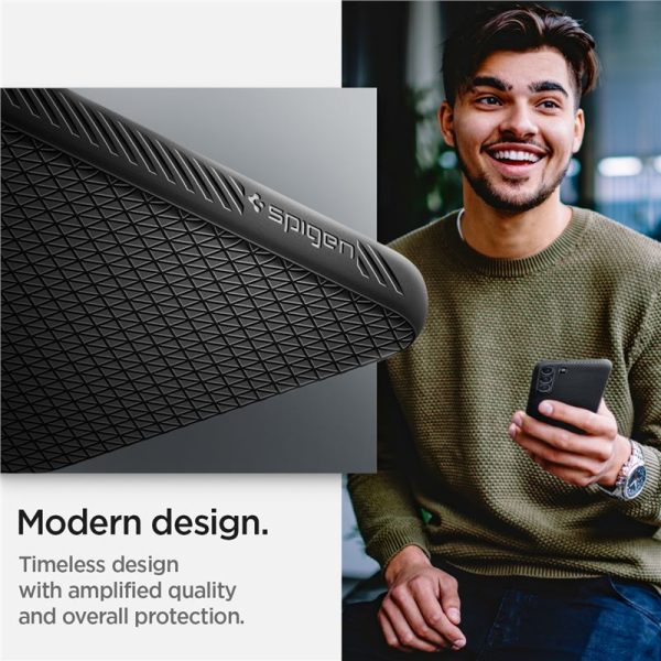 SPIGEN LIQUID AIR GALAXY S22+ PLUS MATTE BLACK (ACS03953) - Image 18