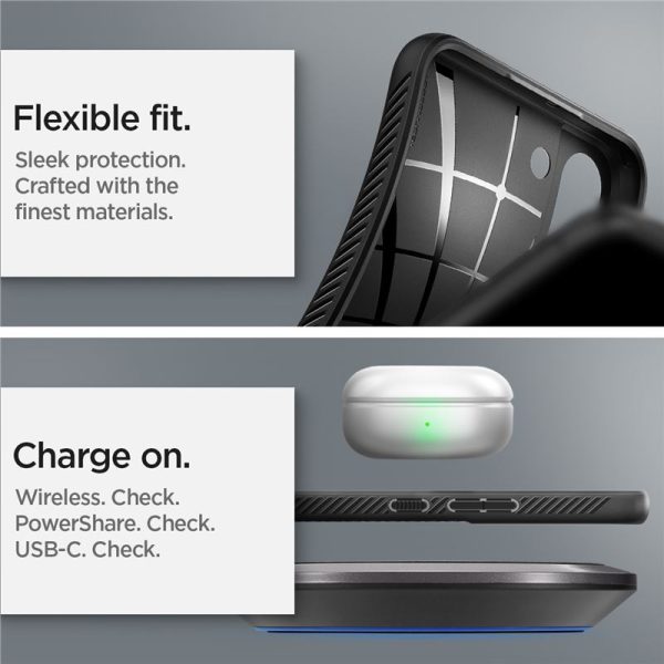 SPIGEN LIQUID AIR GALAXY S22+ PLUS MATTE BLACK (ACS03953) - Image 19