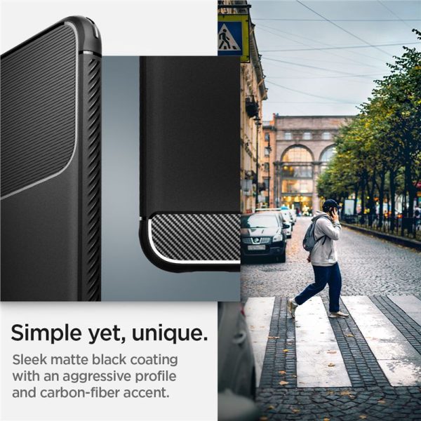 Θήκη Spigen Rugged Armor Matte Black - Samsung Galaxy S22 5G (ACS03986) - Image 17